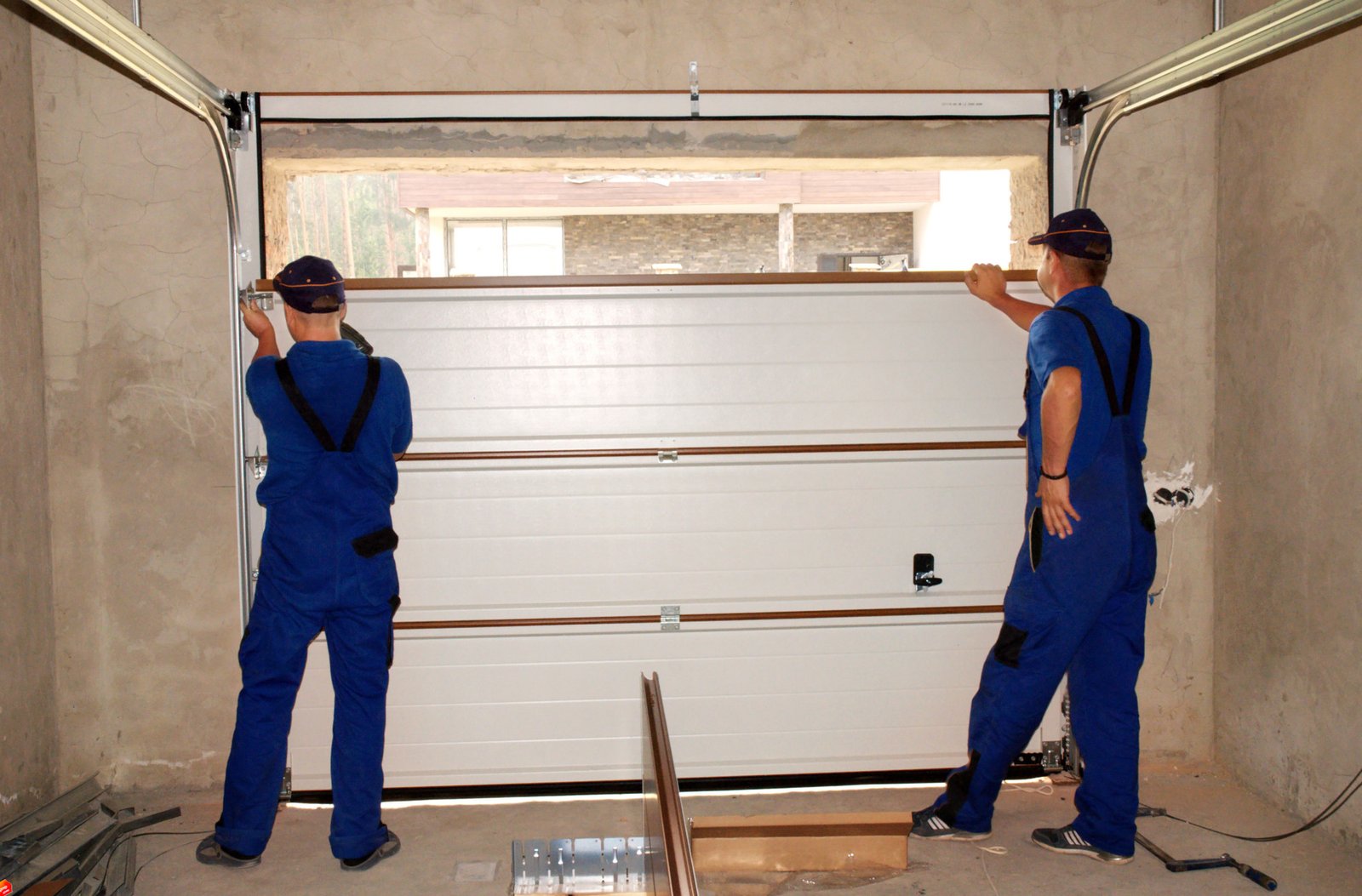 Home garage door installation